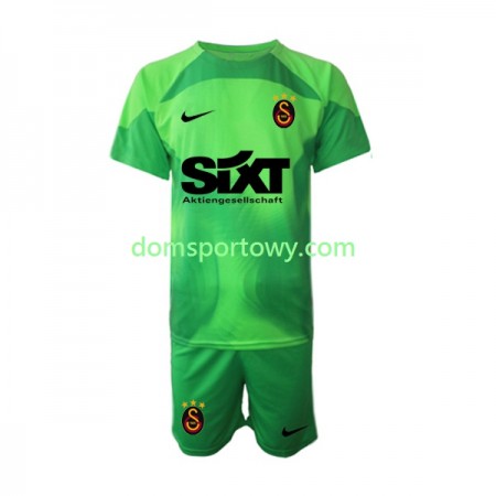 Koszulka Galatasaray SK Bramkarska Dziecięcy Domowe Koszulki Piłkarskie 2022-2023 Krótki Rękaw